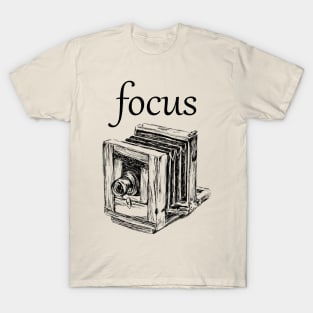 Antique camera quote print T-Shirt